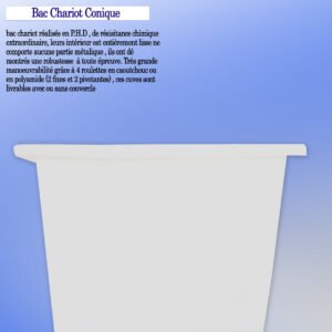 Bac Chariot Conique
